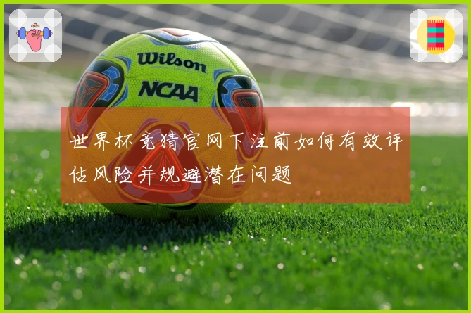 世界杯竞猜官网下注前如何有效评估风险并规避潜在问题