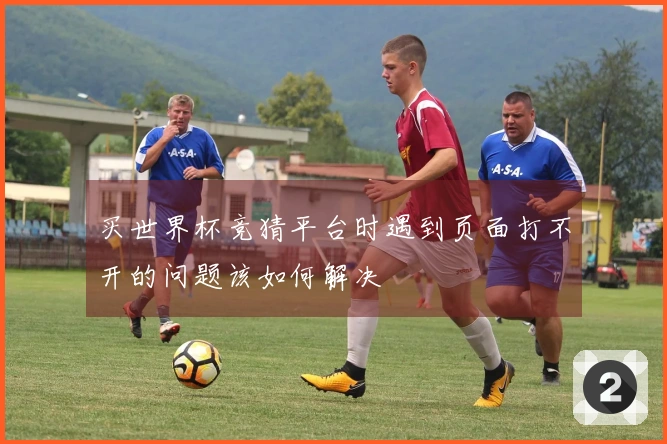买世界杯竞猜平台时遇到页面打不开的问题该如何解决